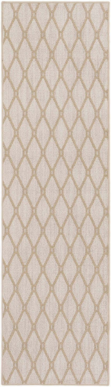 Leilani Beige Cut and Sew Custom Runner Rug
