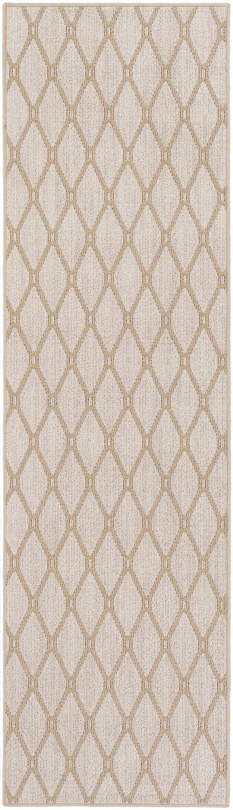 Leilani Beige Cut and Sew Custom Runner Rug
