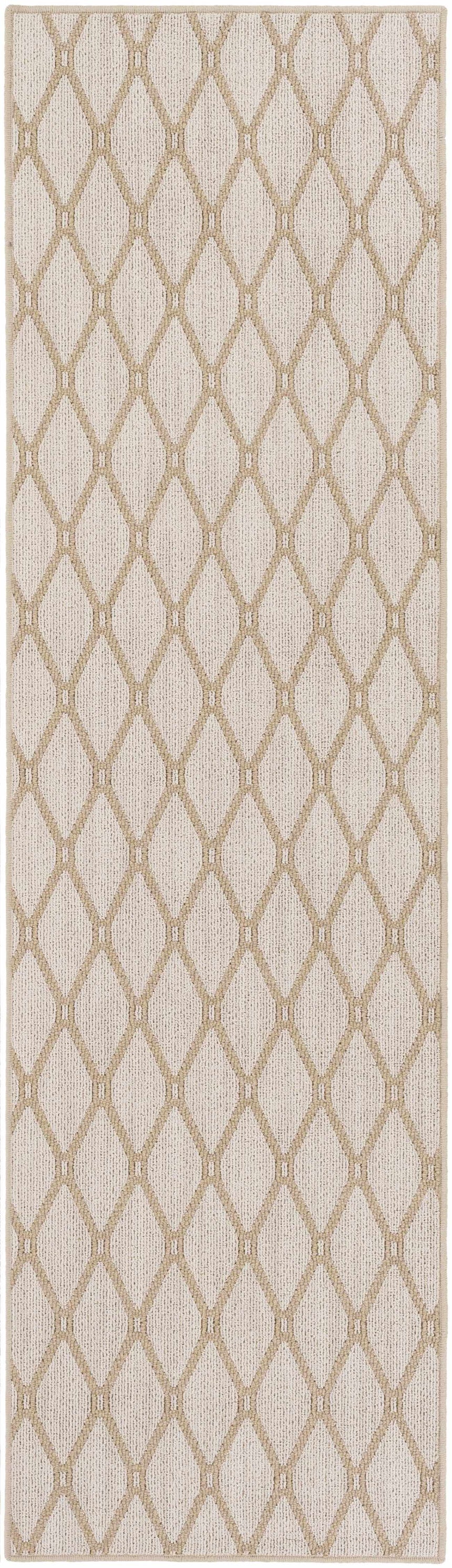 Leilani Beige Cut and Sew Custom Runner Rug