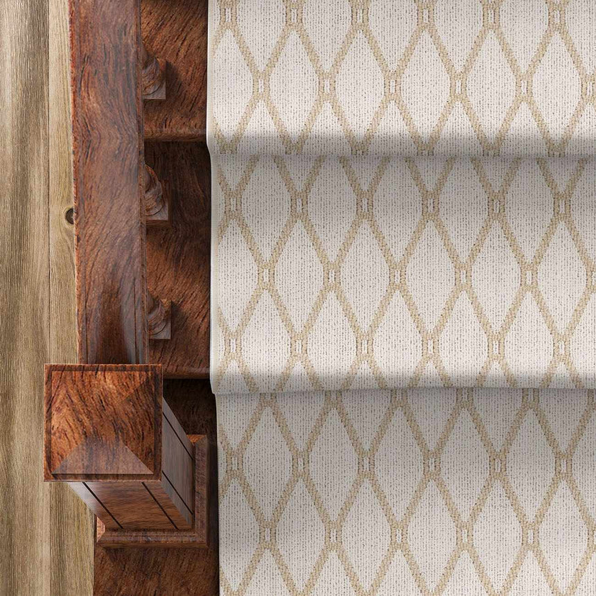 Leilani Beige Cut and Sew Custom Runner Rug