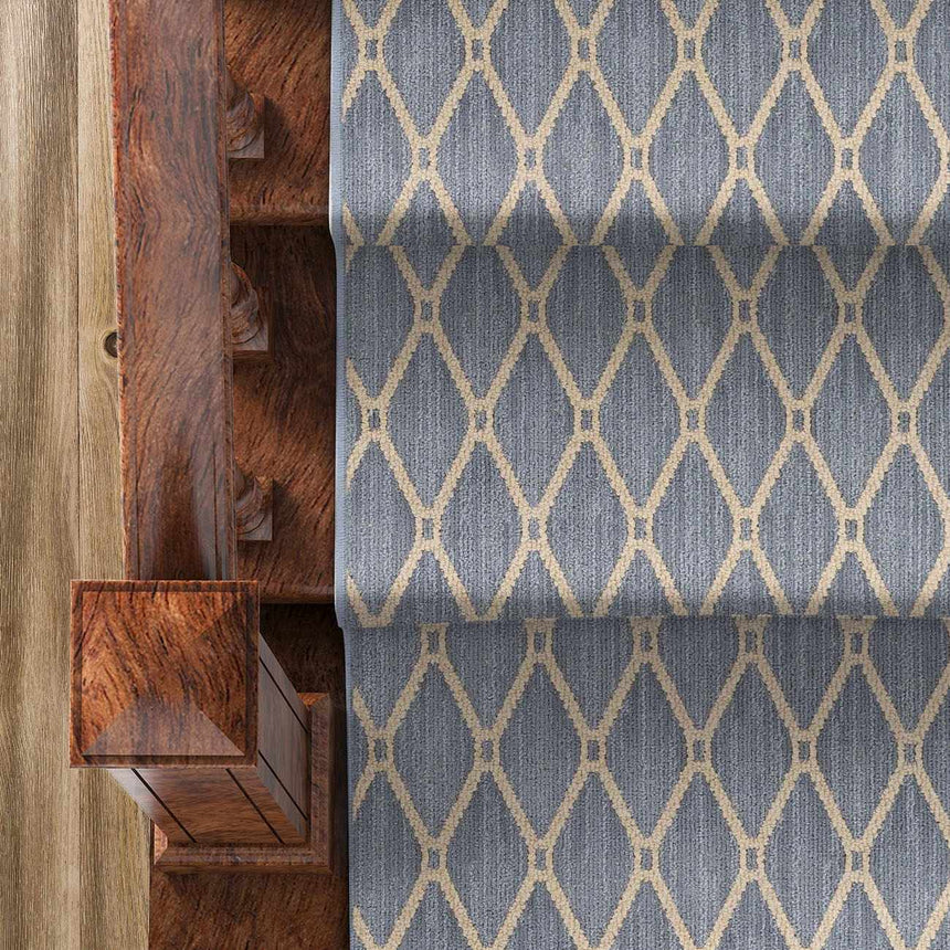 Leilani Gray Cut and Sew Custom Runner Rug