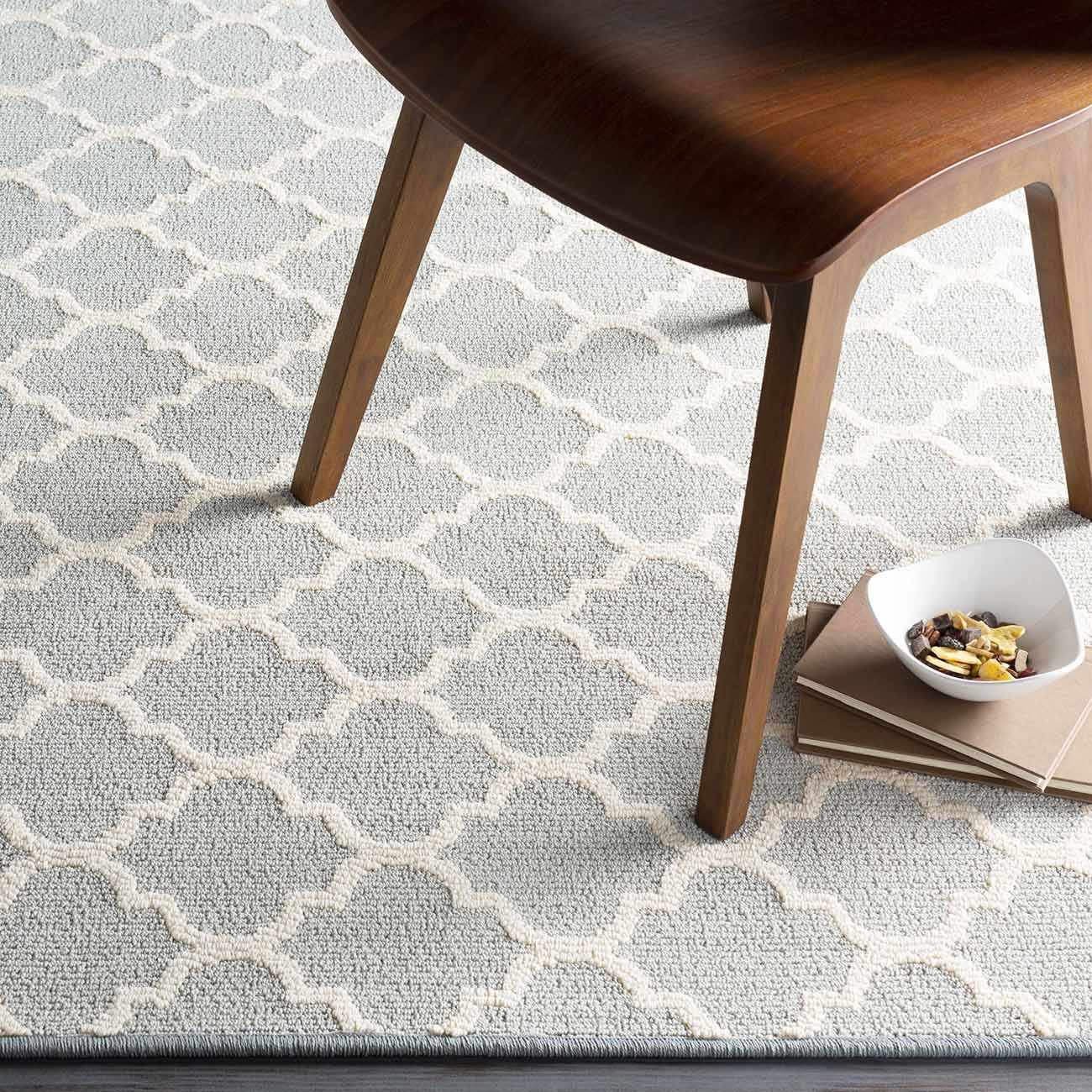 Leora Blue Cut and Sew Custom Runner Rug