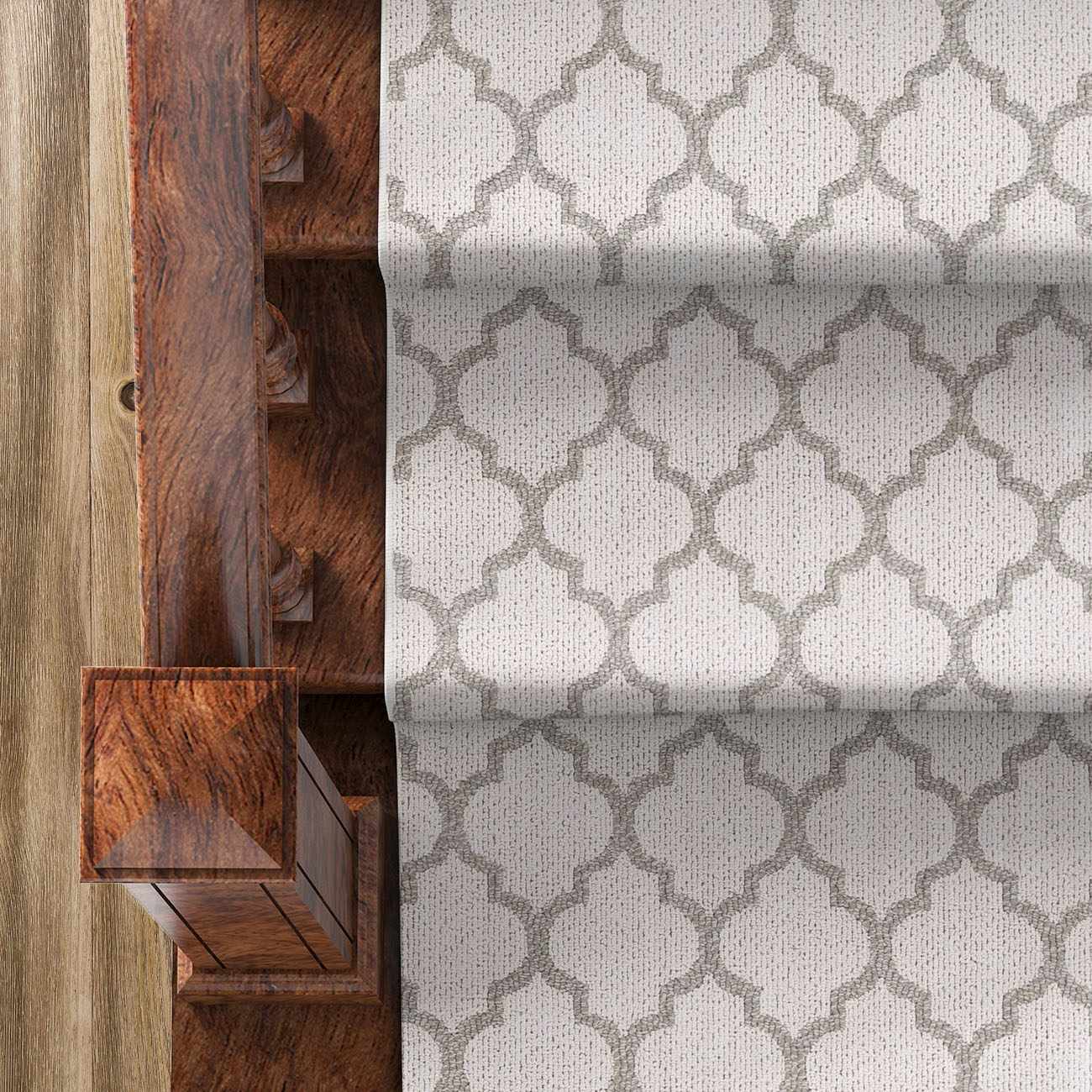 Leora Off White Cut and Sew Custom Runner Rug