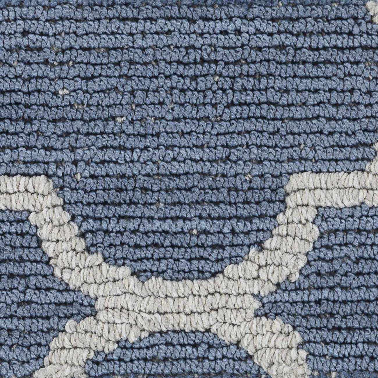 Leora Dark Blue Cut and Sew Custom Runner Rug