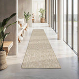 Lucca Beige Cut and Sew Custom Runner Rug