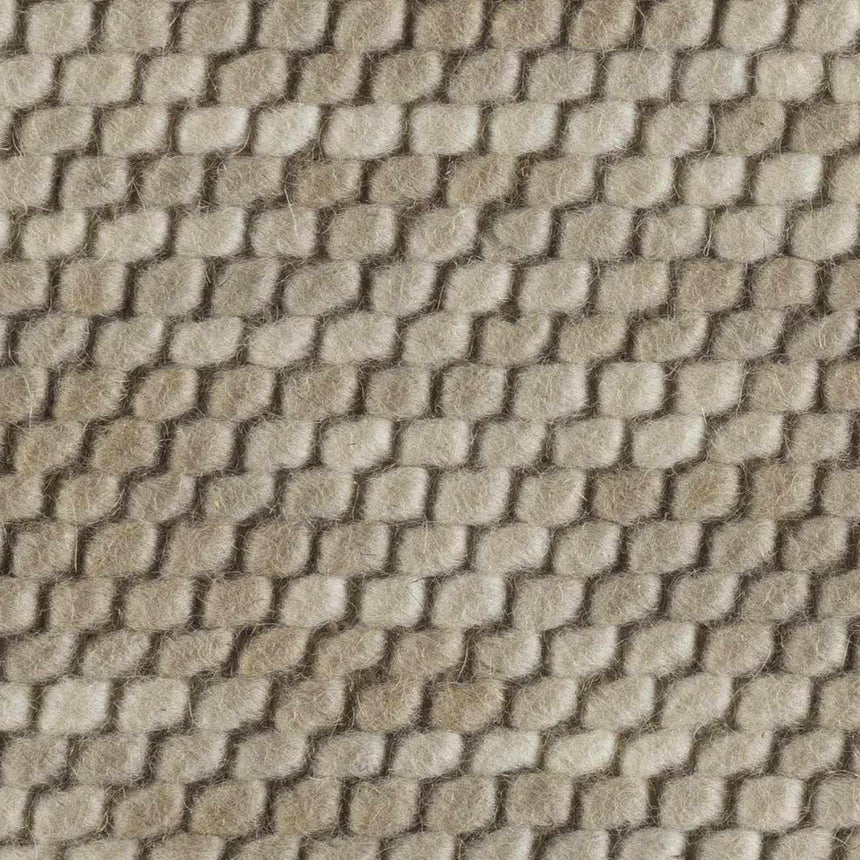 Lucca Beige Cut and Sew Custom Runner Rug