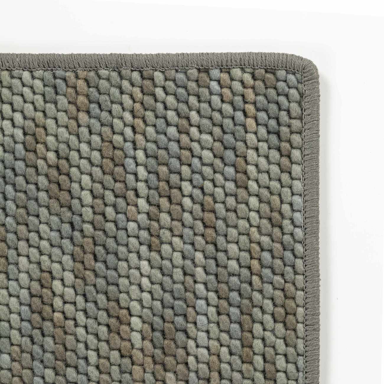 Lucca Sage Textured Cut and Sew Custom Runner Rug