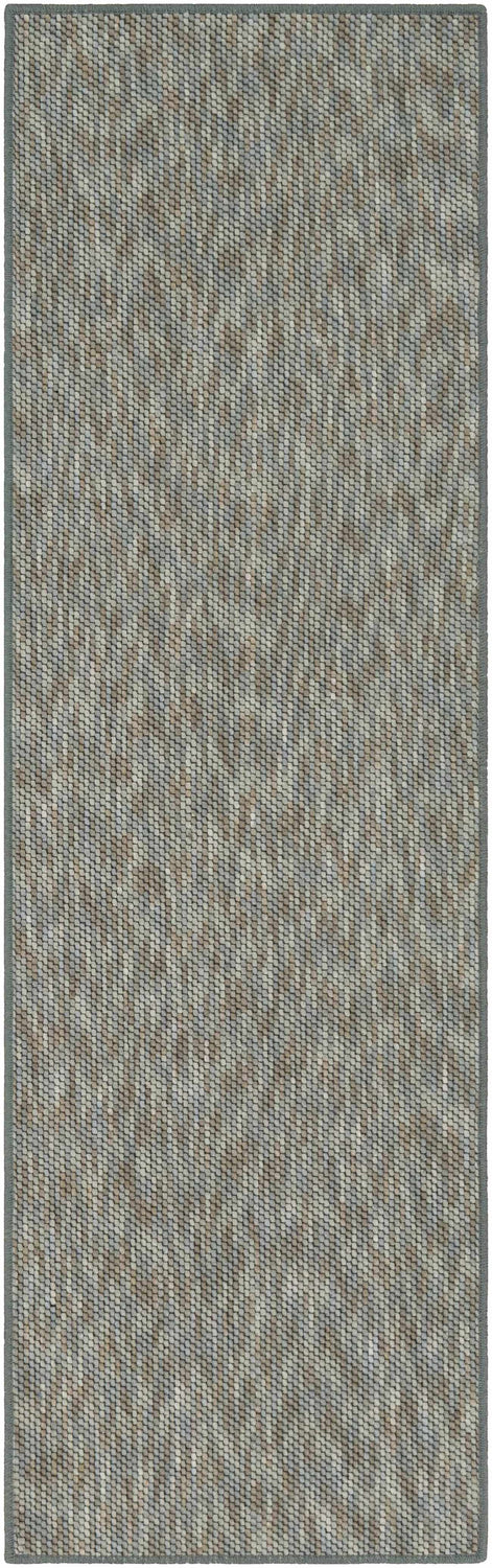 Lucca Sage Textured Cut and Sew Custom Runner Rug