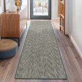 Lucca Sage Textured Cut and Sew Custom Runner Rug