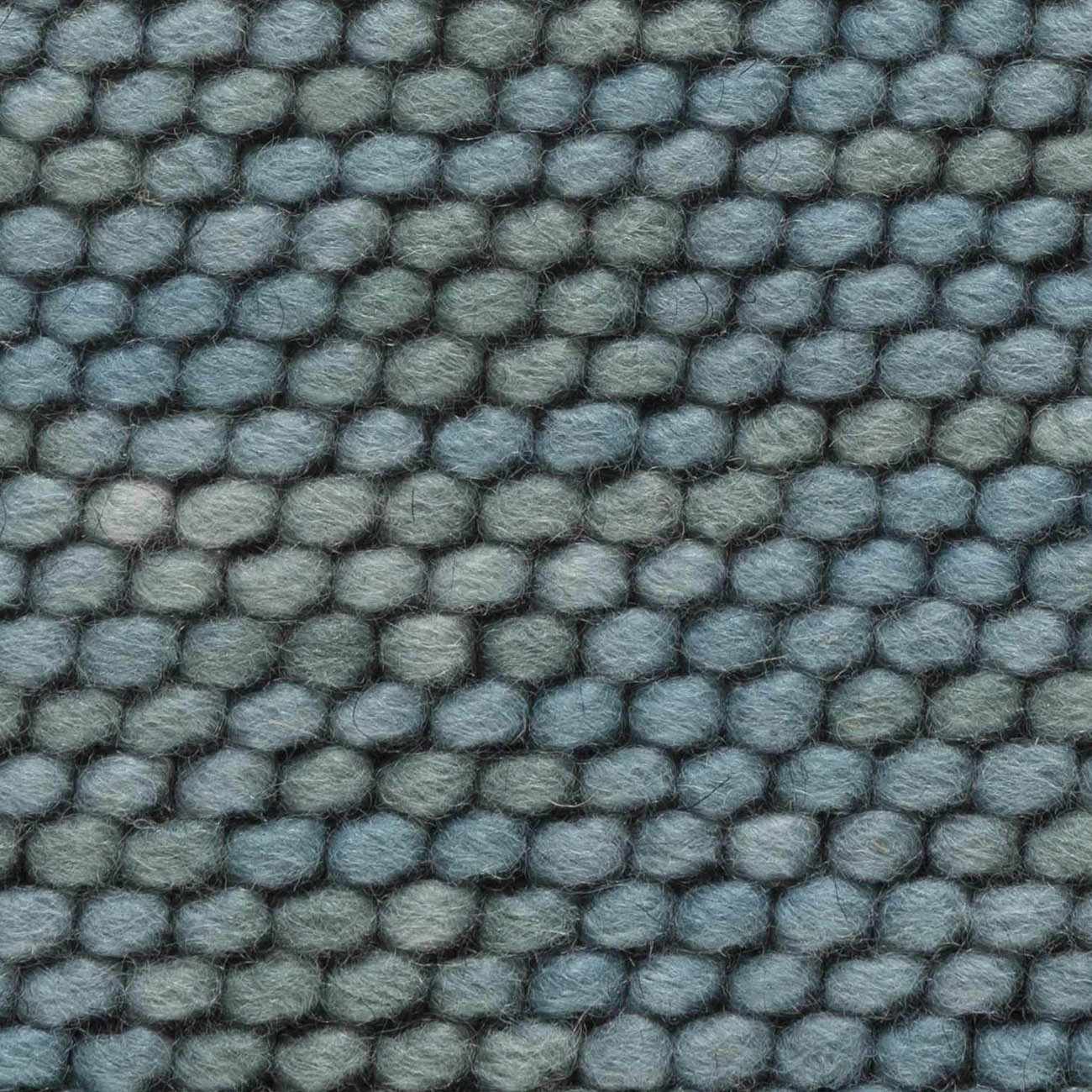 Lucca Light Blue Textured Cut and Sew Custom Runner Rug