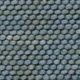 Lucca Light Blue Textured Cut and Sew Custom Runner Rug