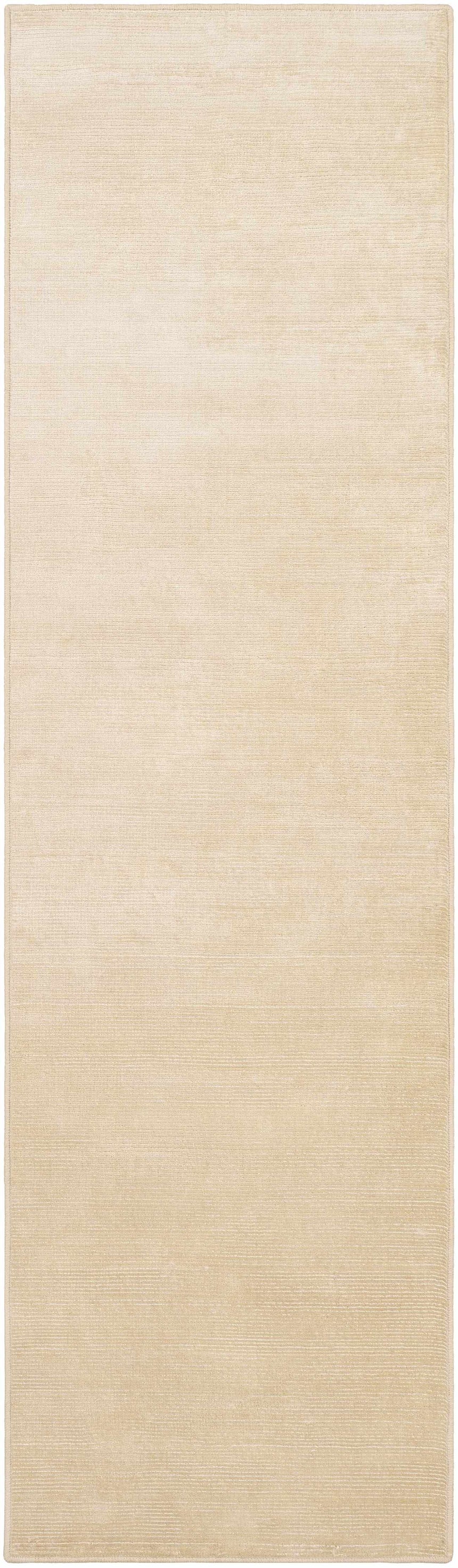 Lori Beige Hand Loomed Cut and Sew Custom Runner Rug