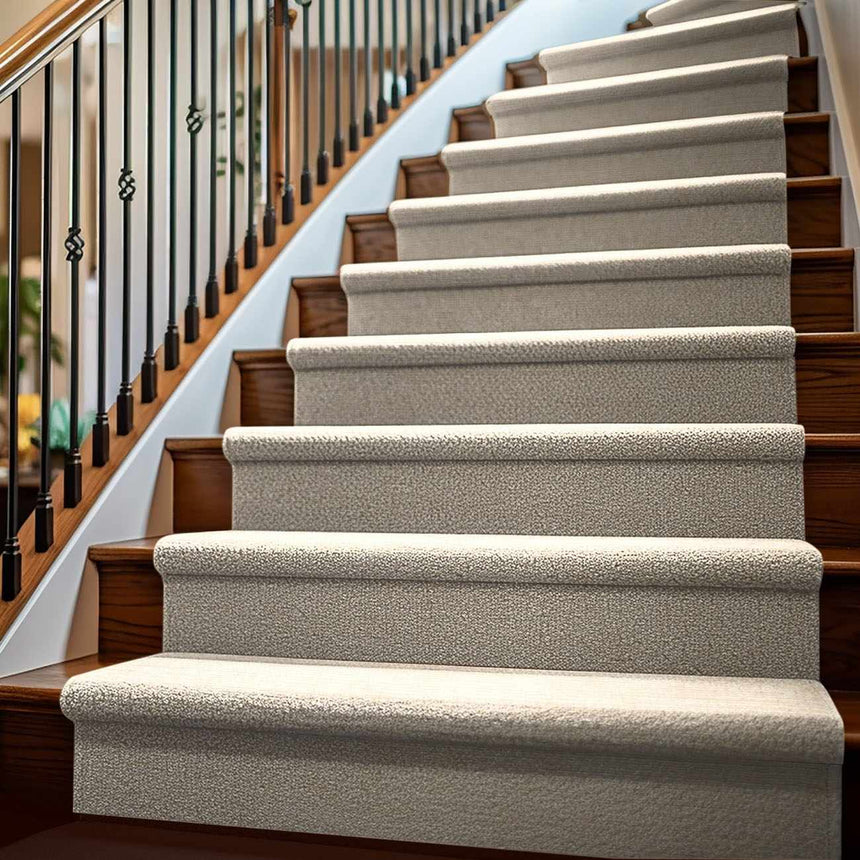 Lori Beige Hand Loomed Cut and Sew Custom Runner Rug