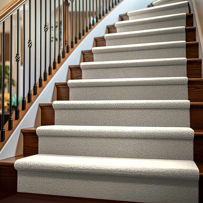 Lori Ivory Hand Loomed Cut and Sew Custom Runner Rug