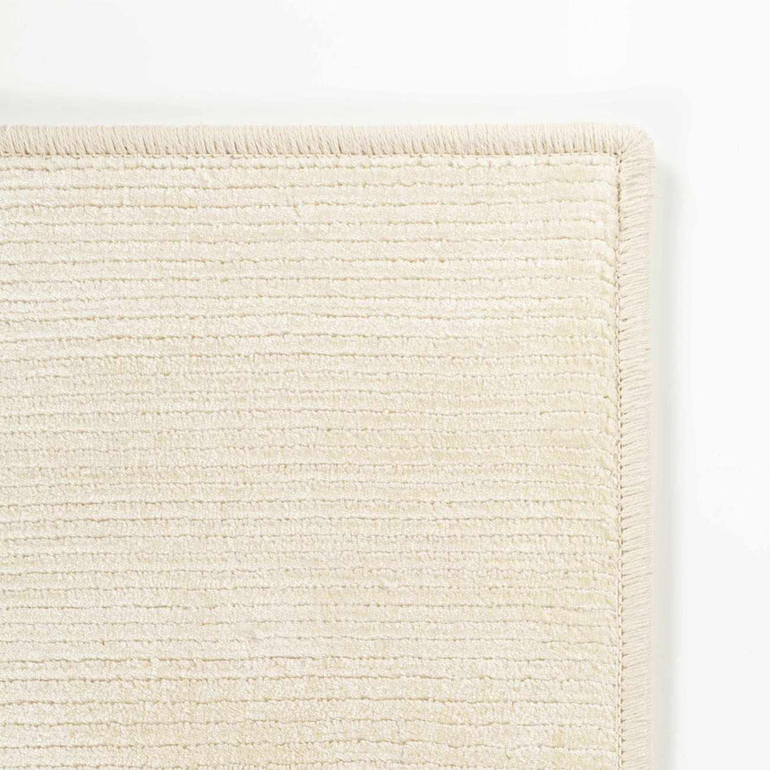 Lori Ivory Hand Loomed Cut and Sew Custom Runner Rug