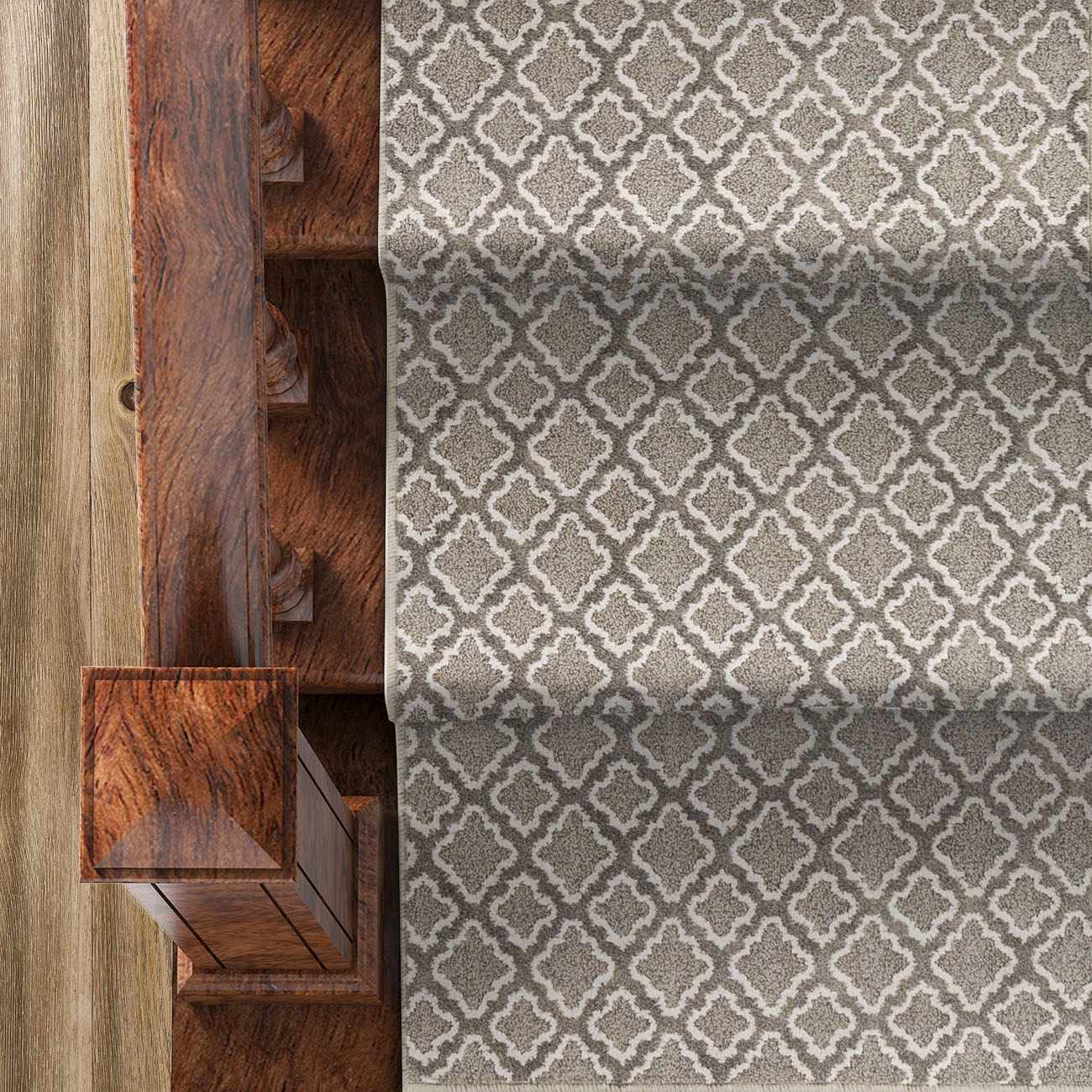 Neil Dark Green Cut and Sew Custom Runner Rug