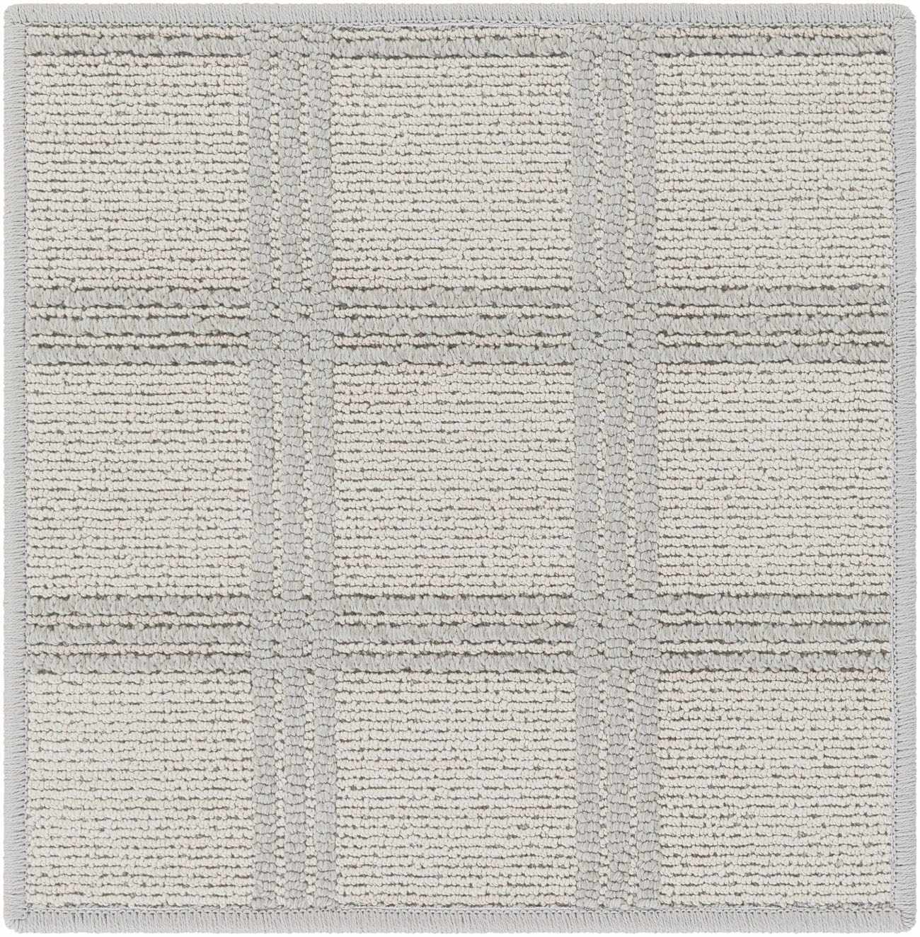 Oretha Off White Checkered Cut and Sew Custom Runner Rug