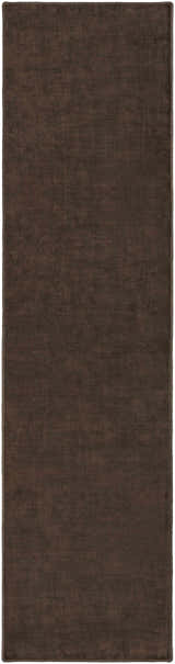 Pamela Dark Brown Hand Loomed Cut and Sew Custom Runner Rug