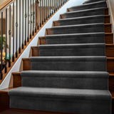 Pamela Black Hand Loomed Cut and Sew Custom Runner Rug