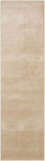 Pamela Beige Hand Loomed Cut and Sew Custom Runner Rug