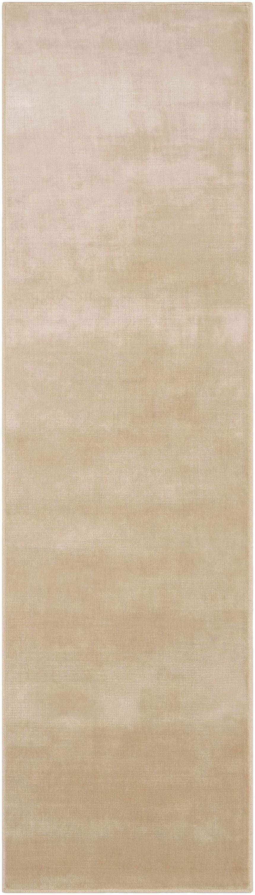 Pamela Beige Hand Loomed Cut and Sew Custom Runner Rug