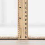 Pamela Ivory Hand Loomed Cut and Sew Custom Runner Rug