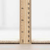 Pamela Ivory Hand Loomed Cut and Sew Custom Runner Rug