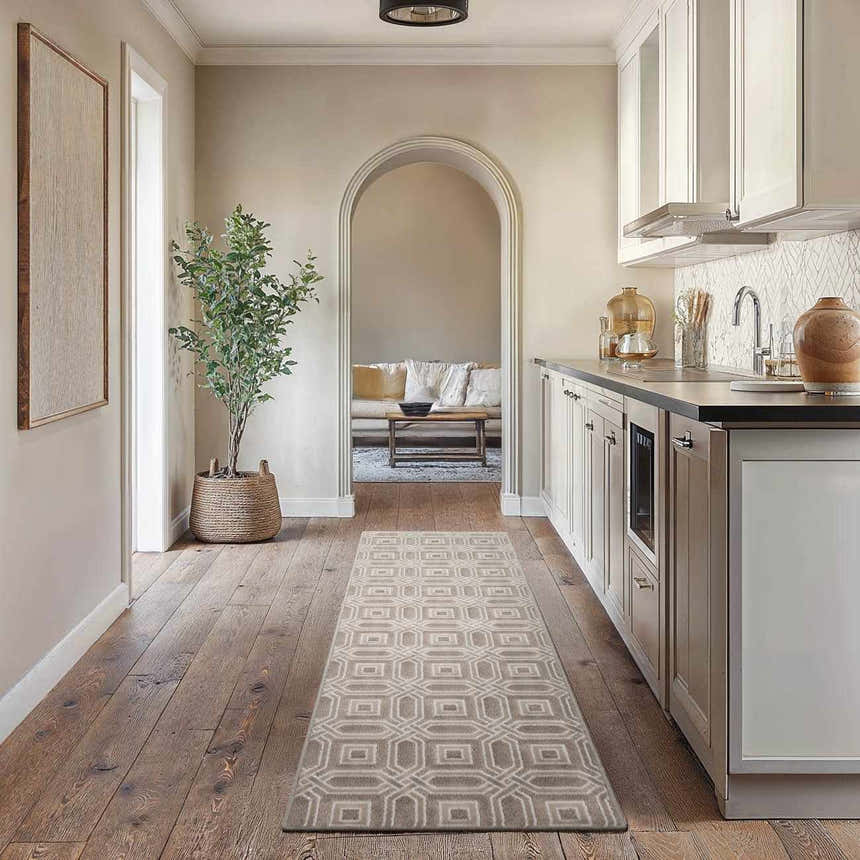 Patrick Brown Geometric Cut and Sew Custom Runner Rug