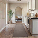 Serap Brown Cut and Sew Custom Runner Rug