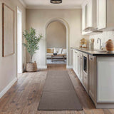 Serap Brown Cut and Sew Custom Runner Rug