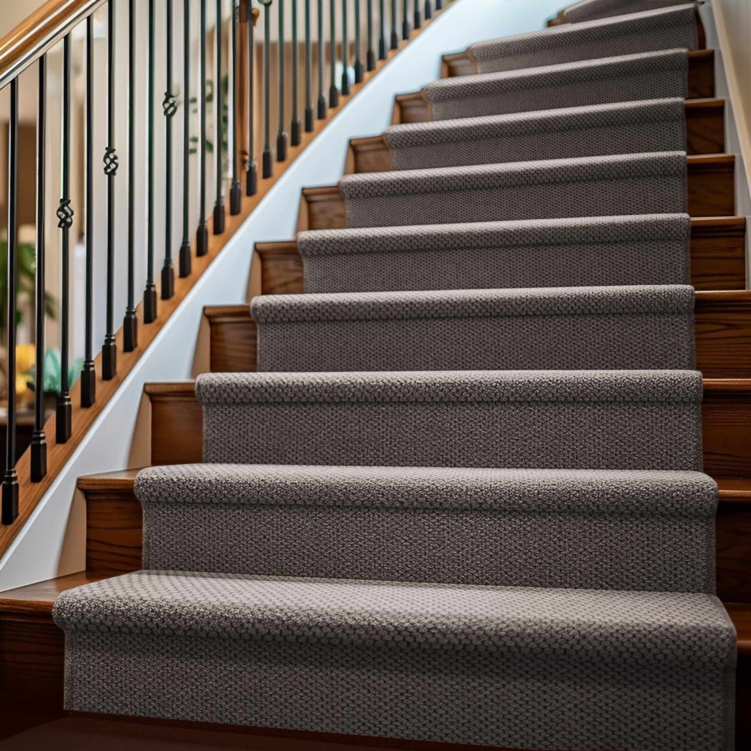 Serap Brown Cut and Sew Custom Runner Rug