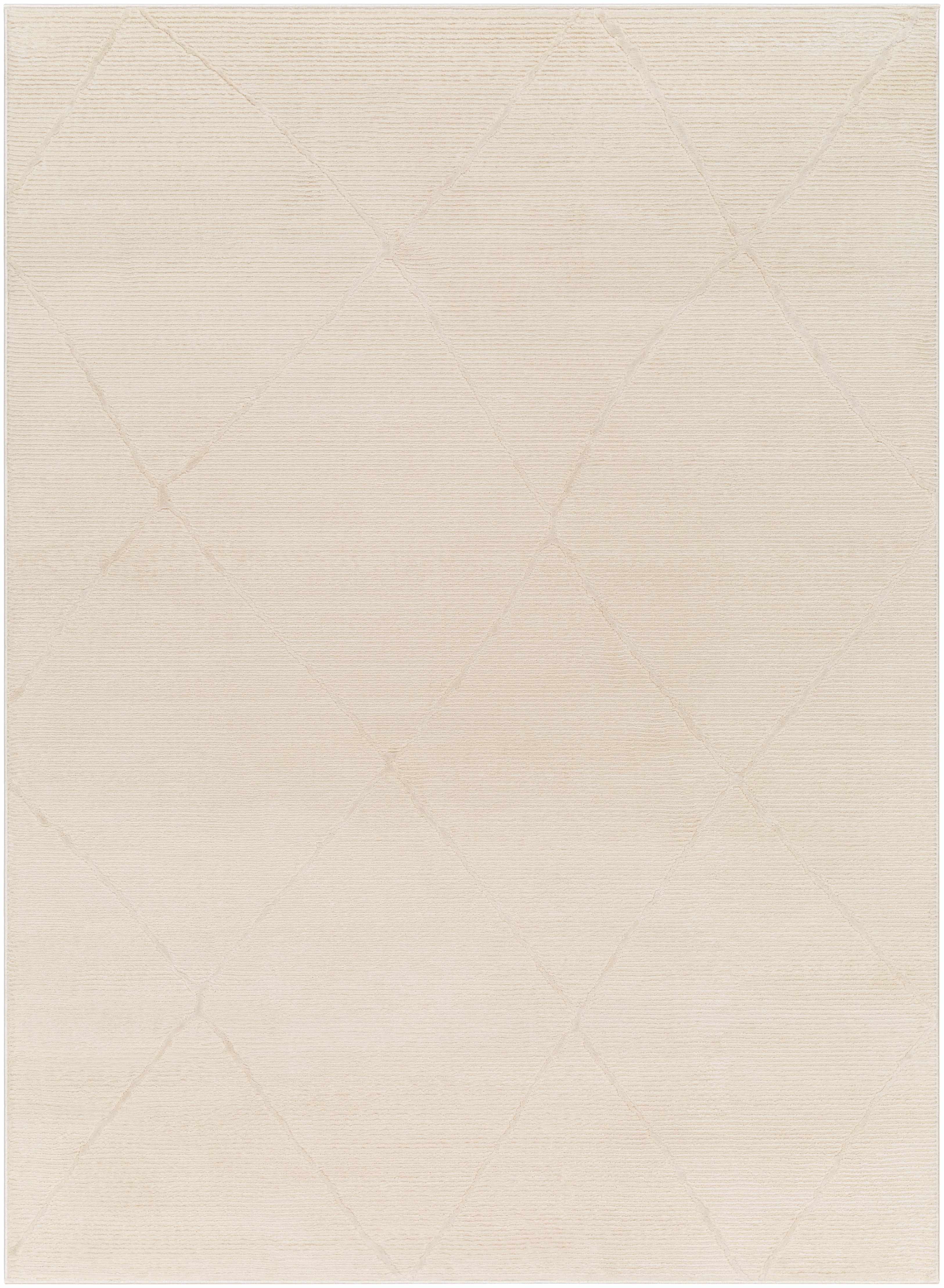 Aldis Cream Plush Textured Washable Rug – Boutique Rugs