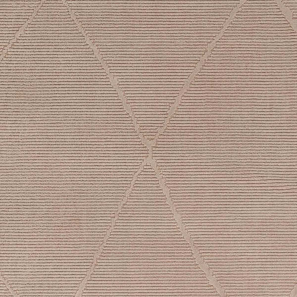 Sample Aldis Tan Plush Textured Washable Rug - Clearance