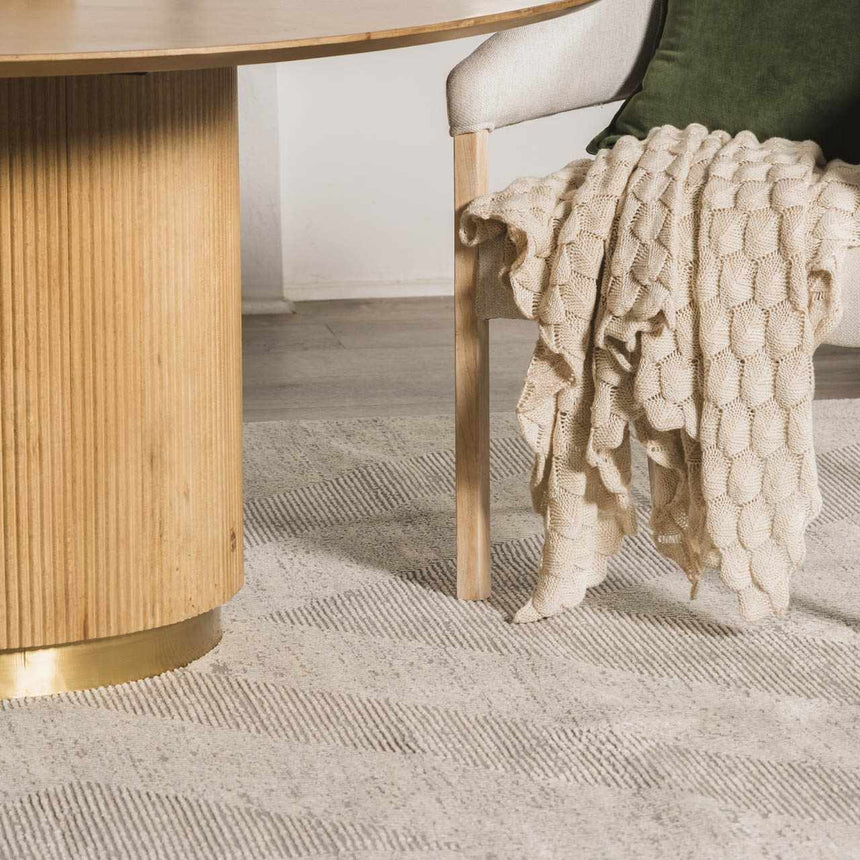 Ayano Plush Textured Washable Rug