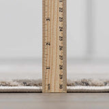 Garza Diamond Textured Washable Rug