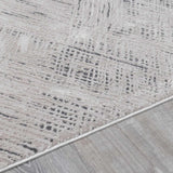 Garza Diamond Textured Washable Rug
