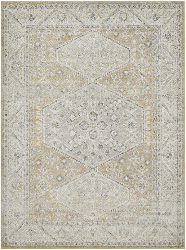 Sample Nydia Beige Medallion Area Rug - Clearance