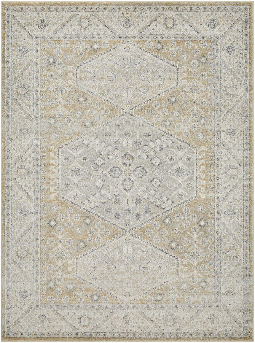 Sample Nydia Beige Medallion Area Rug - Clearance