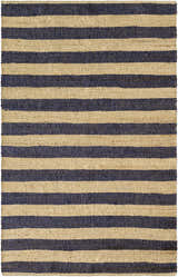 Sample Ilkay Beige & Black Jute Area Rug - Clearance