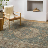 Sage Meja Premium Hand Knotted Wool Rug