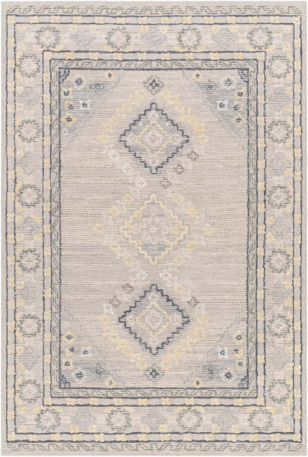 Sample Alena Gray Wool Blend Area Rug