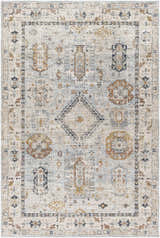 Sample Kamau Cream & Blue Area Rug - Clearance