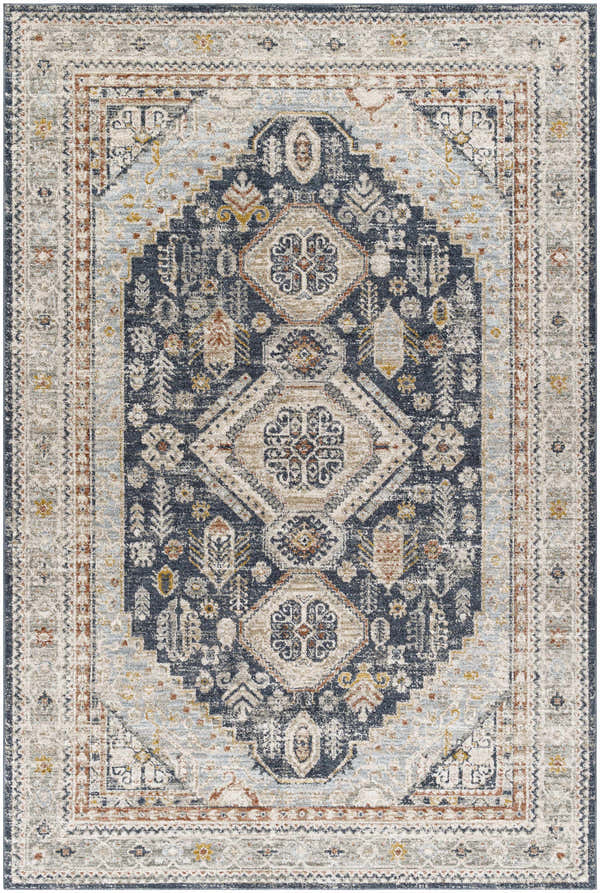 Sample Kouta Beige & Navy Area Rug