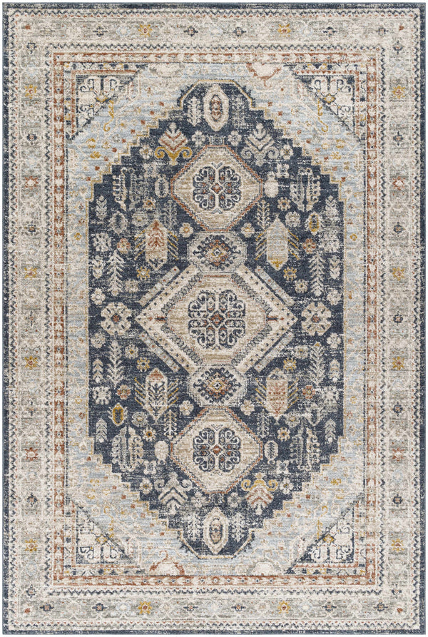 Sample Kouta Beige & Navy Area Rug