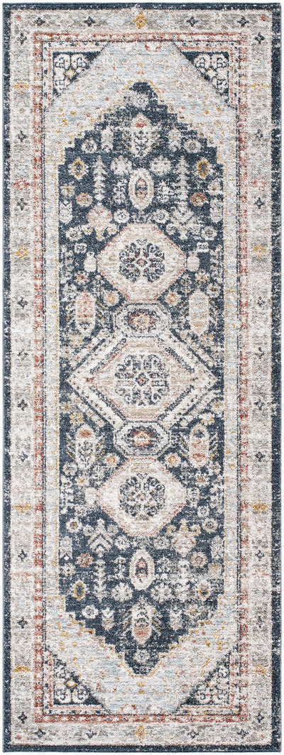 Kouta Beige & Navy Area Rug