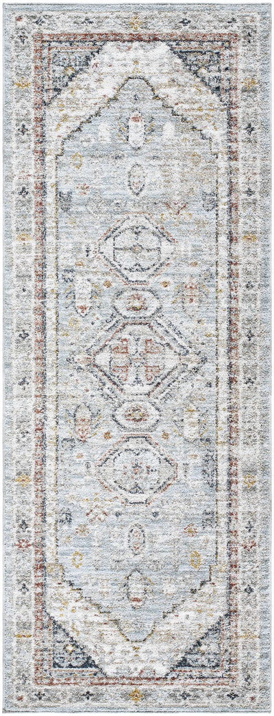 Kouta Gray Blue Area Rug