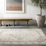 Sample Lila Medallion Brown Area Rug