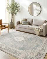 Sample Marlene Medallion Blue Area Rug - Becki Owens x Livabliss