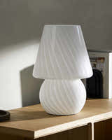 Salindres White Table Lamp - Clearance