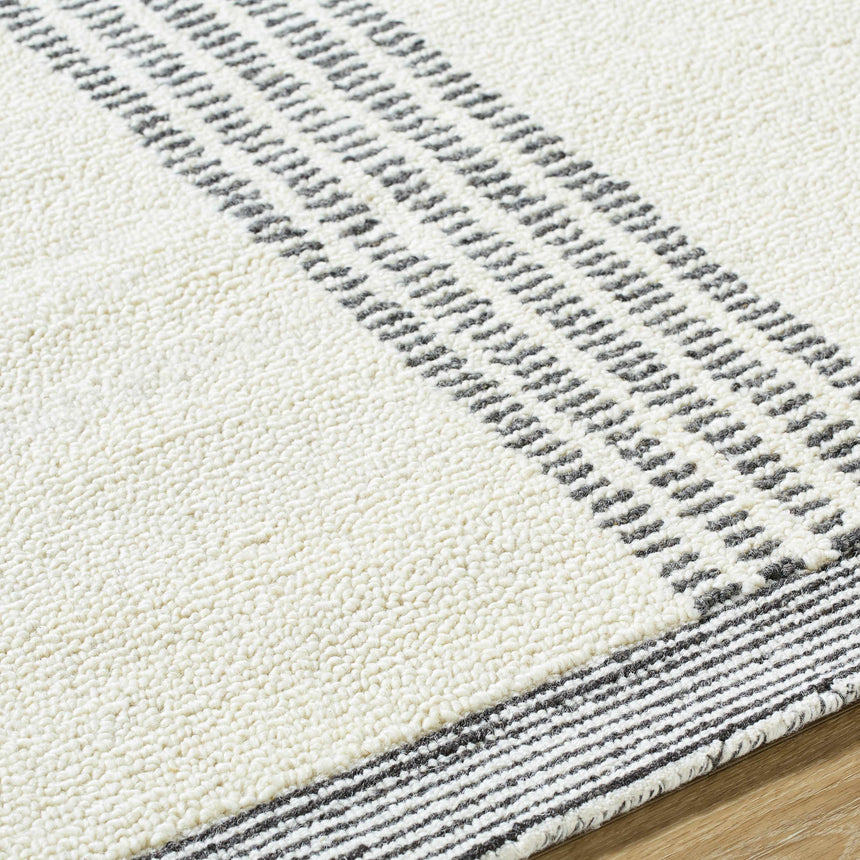 Made to Order Custom Size Ande Ivory Area Rug